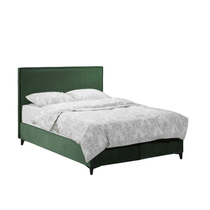 Έπιπλα Artikia Frame Κρεβάτι με αποθηκευτικό χώρο Πράσινο Brand Maison