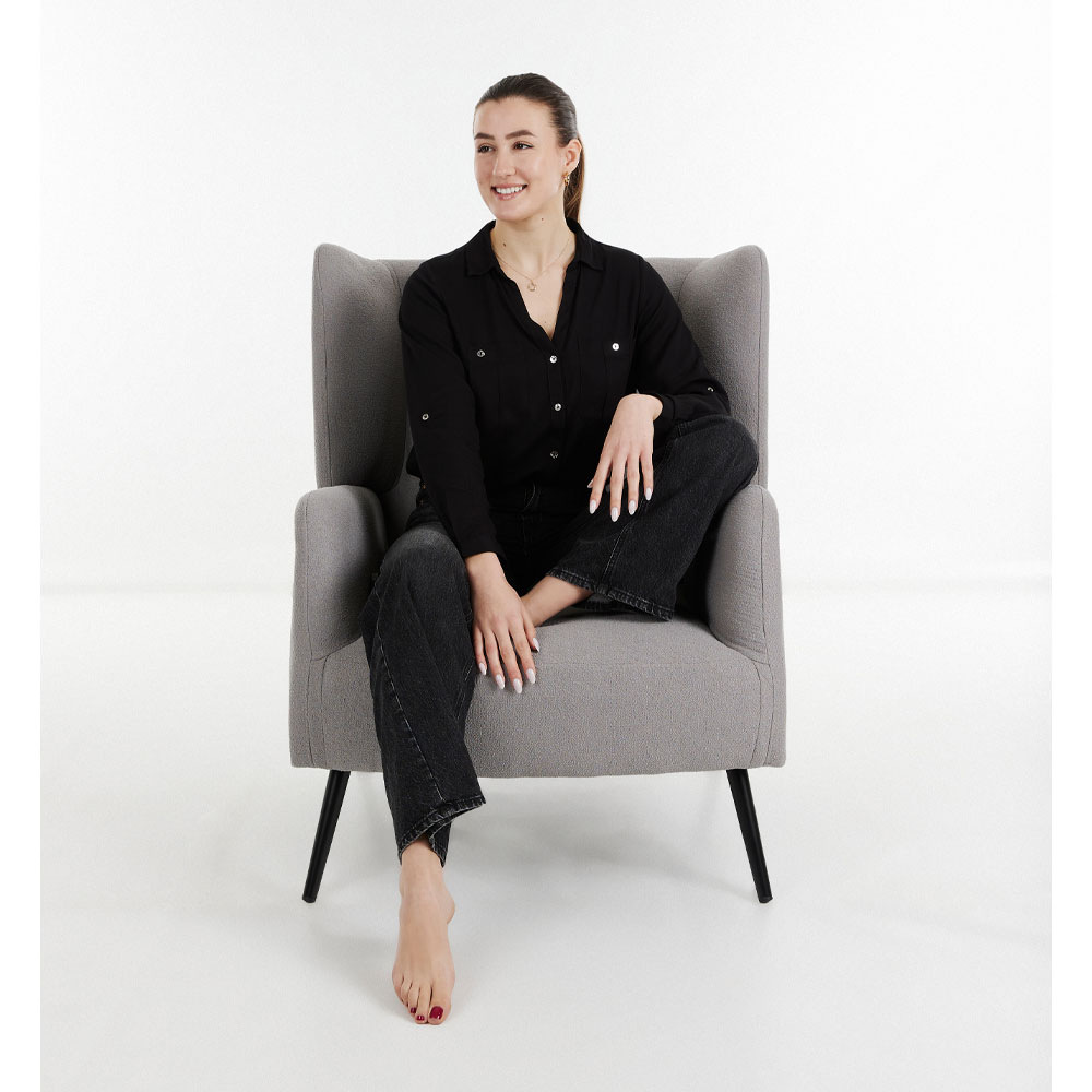 MONACO ΠΟΛΥΘΡΟΝΑ ΓΚΡΙ 77x85x105 - Image 2