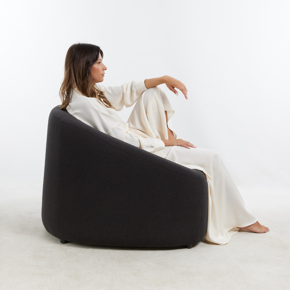 PUFFY ΠΟΛΥΘΡΟΝΑ ΓΚΡΙ ΣΚΟΥΡΟ 95x93x79 - Image 2