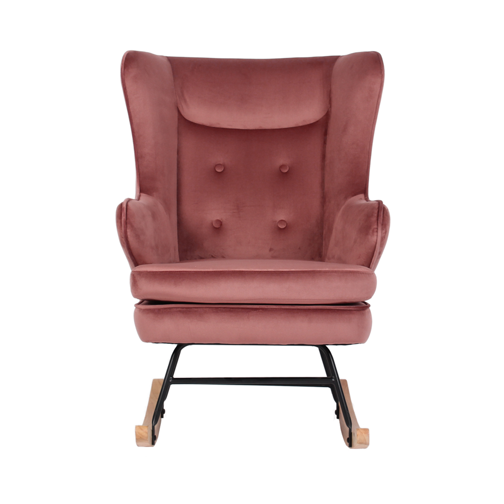 ROCKER ΠΟΛΥΘΡΟΝΑ ΚΟΥΝΙΣΤΗ ΡΟΖ 71x86x102cm - Image 2