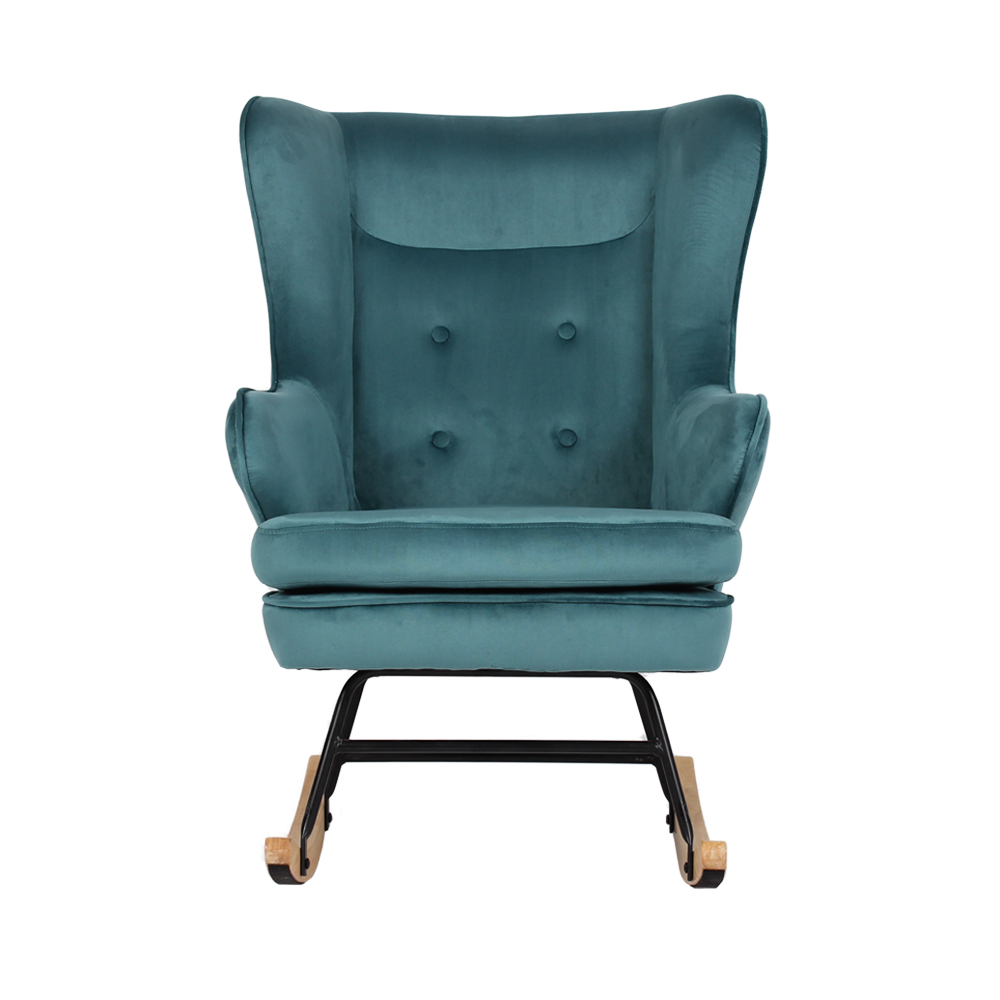 ROCKER ΠΟΛΥΘΡΟΝΑ ΚΟΥΝΙΣΤΗ ΣΜΑΡΑΓΔΙ 71x86x102cm - Image 2