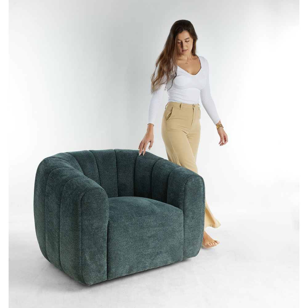 ASCOT ΠΟΛΥΘΡΟΝΑ ΠΕΡΙΣΤΡΕΦΟΜΕΝΗ WATER GREEN 99x83.5x72.5 - Image 2