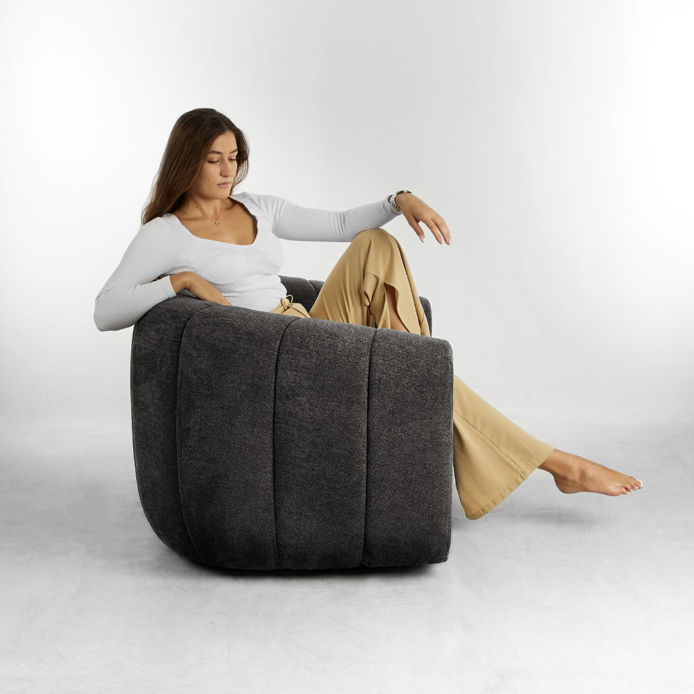 ASCOT ΠΟΛΥΘΡΟΝΑ ΠΕΡΙΣΤΡΕΦΟΜΕΝΗ ΓΚΡΙ 99x83.5x72.5 - Image 2