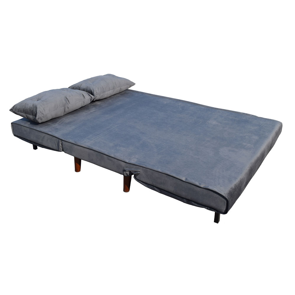 FALCON ΚΑΝΑΠΕΣ ΚΡΕΒΑΤΙ 2ΘΕΣΙΟΣ ΑΝΑΔΙΠΛΟΥΜΕΝΟΣ ΓΚΡΙ ΣΚΟΥΡΟ 121x90x80 - Image 3