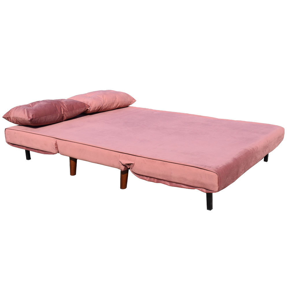 FALCON ΚΑΝΑΠΕΣ ΚΡΕΒΑΤΙ 2ΘΕΣΙΟΣ ΑΝΑΔΙΠΛΟΥΜΕΝΟΣ DUSTY PINK 121x90x80 - Image 3