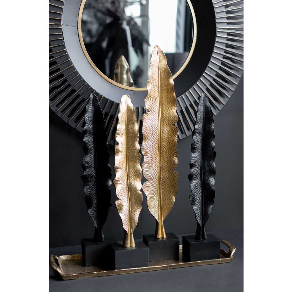 FEATHERS ΔΙΑΚΟΣΜΗΤΙΚΟ ΦΤΕΡΟ 14x11x74 POLYRESIN ΧΡΥΣΟ ΞΥΛΟ - Image 2