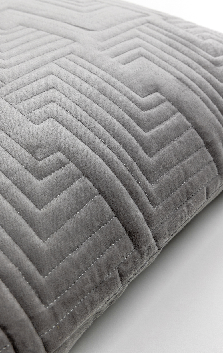 SILVER Z ΔΙΑΚΟΣΜΗΤΙΚΟ ΜΑΞΙΛΑΡΙ 50x50x10 ΥΦΑΣΜΑ ΓΚΡΙ - Image 3