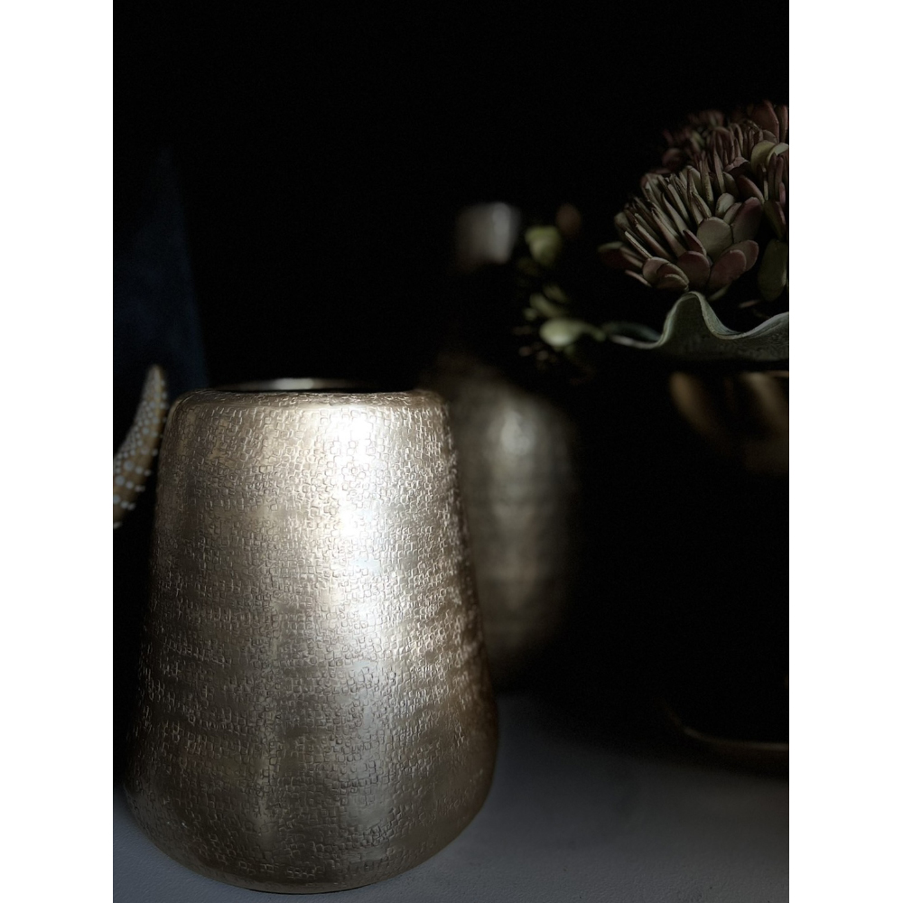 OSCAR ΒΑΖΟ 18x18x18 ΑΛΟΥΜΙΝΙΟ ΣΑΜΠΑΝΙ - Image 2