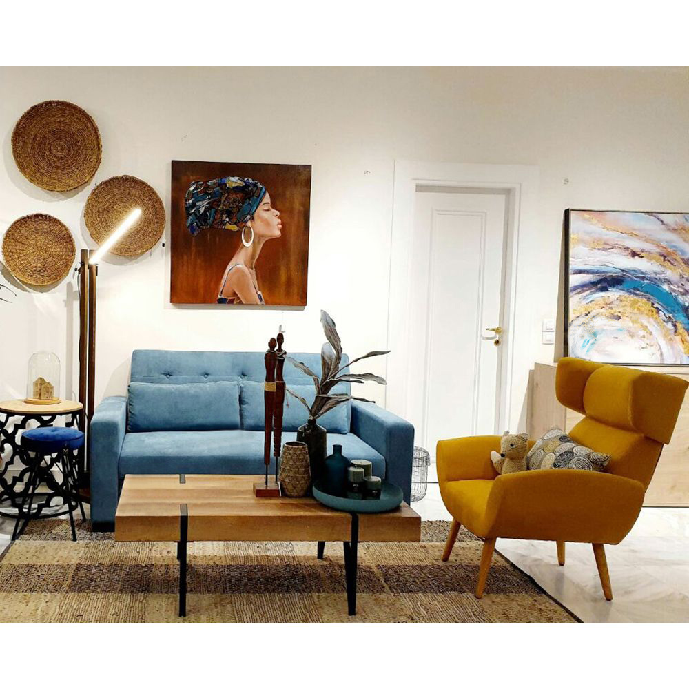 HYPNOSE ΠΙΝΑΚΑΣ ΔΙΑΚΟΣΜΗΣΗΣ 90x90x4 ΚΑΜΒΑΣ ΠΟΛΥΧΡΩΜΟ ΞΥΛΟ - Image 3