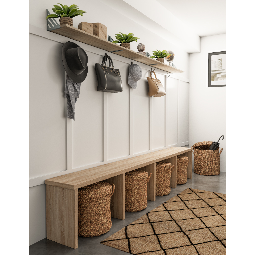 SEAGRASS ΚΑΛΑΘΙ ΜΕ ΚΑΠΑΚΙ SET 2ΤΜΧ 44x44x45 SEAGRASS ΦΥΣΙΚΟ - Image 3