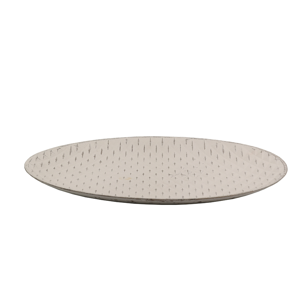 ROBOS ΔΙΣΚΟΣ ΔΙΑΚΟΣΜΗΣΗΣ 50x50cm MDF ΛΕΥΚΟ - Image 3