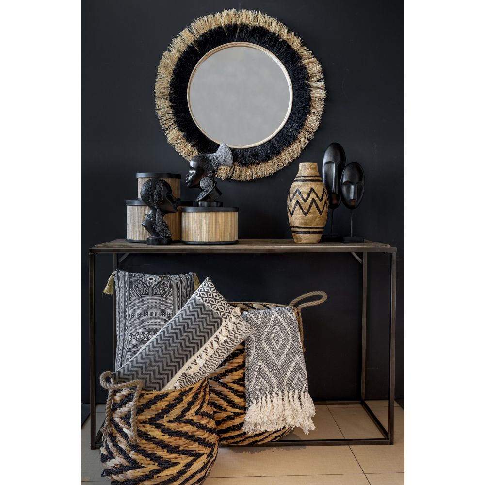 ANAN ΔΙΑΚΟΣΜΗΤΙΚΟ ΦΙΓΟΥΡΑ 16x14x29 POLYRESIN ΜΑΥΡΟ - Image 3