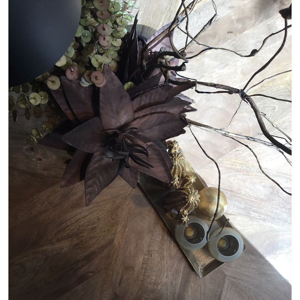 BROWN 2 ΛΟΥΛΟΥΔΙ ΤΕΧΝΗΤΟ 76 EVA FOAM ΚΑΦΕ - Image 3