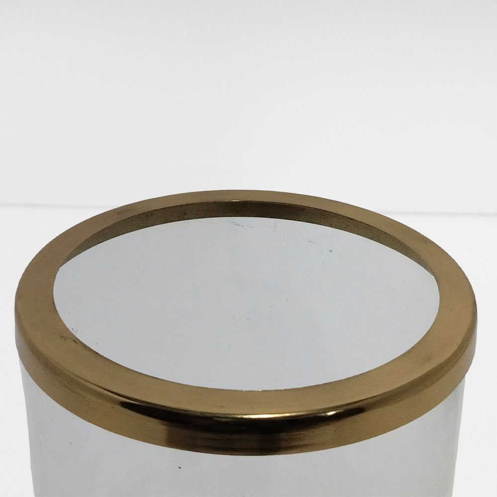 TITUL ΒΑΣΗ ΡΕΣΩ 16x16x22 ΑΛΟΥΜΙΝΙΟ ΧΡΥΣΟ ΓΥΑΛΙ - Image 2