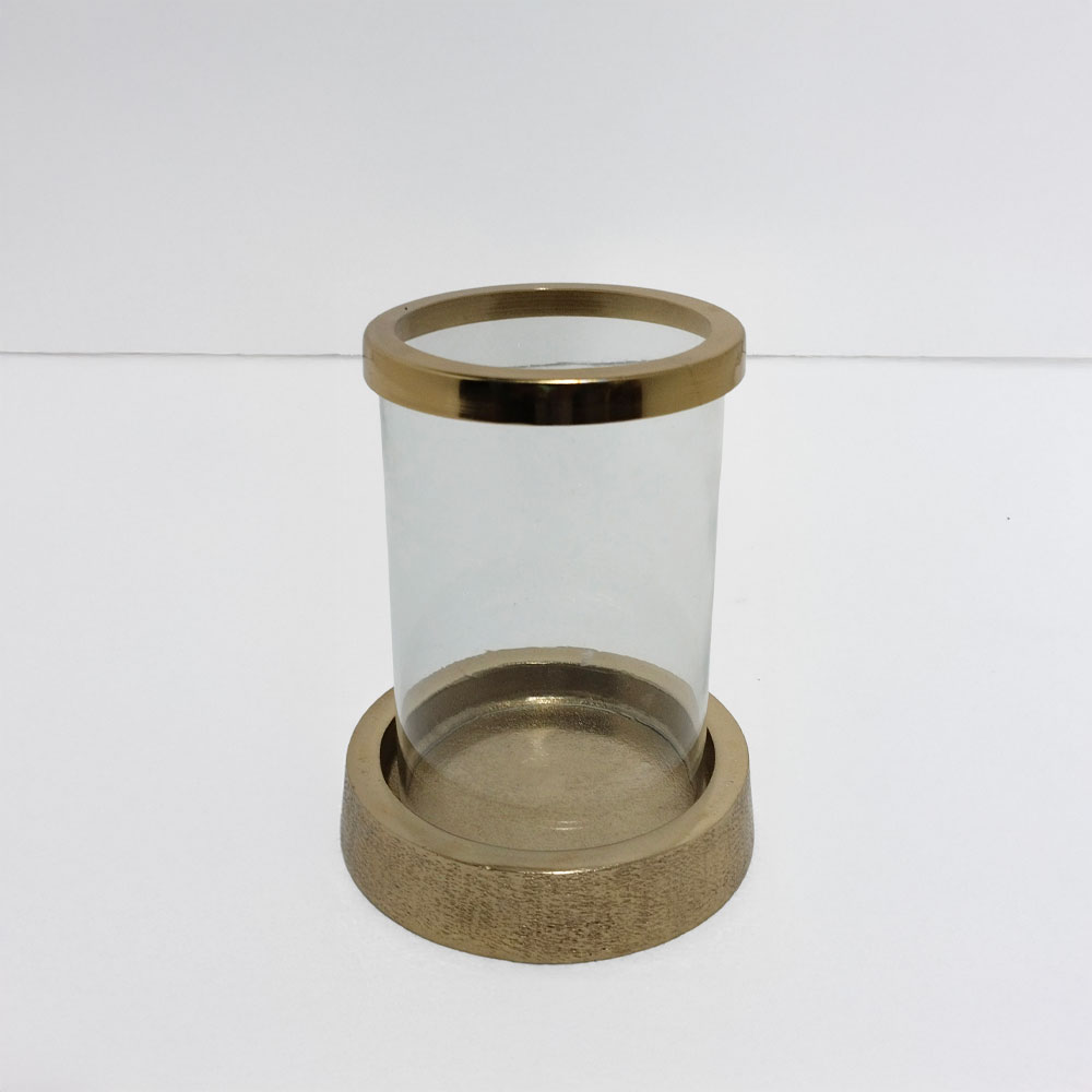 TITUL ΒΑΣΗ ΡΕΣΩ 14x14x18 ΑΛΟΥΜΙΝΙΟ ΧΡΥΣΟ ΓΥΑΛΙ