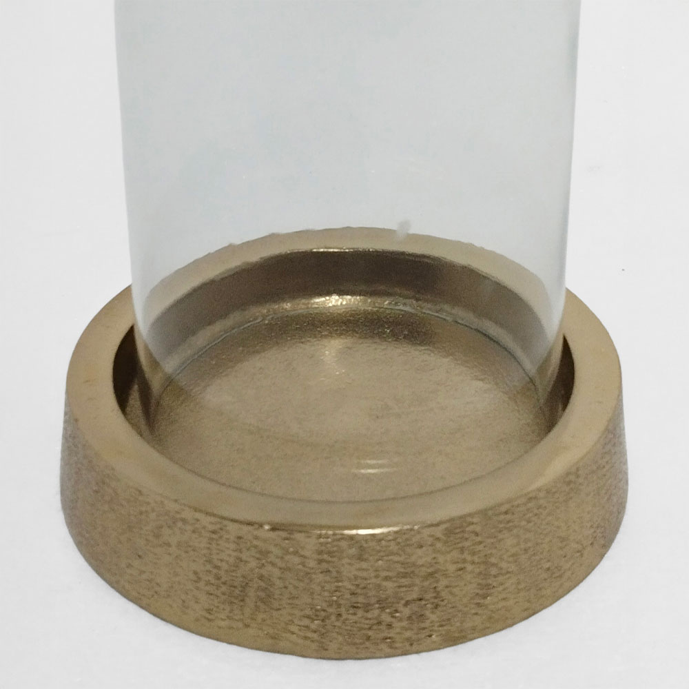 TITUL ΒΑΣΗ ΡΕΣΩ 14x14x18 ΑΛΟΥΜΙΝΙΟ ΧΡΥΣΟ ΓΥΑΛΙ - Image 3