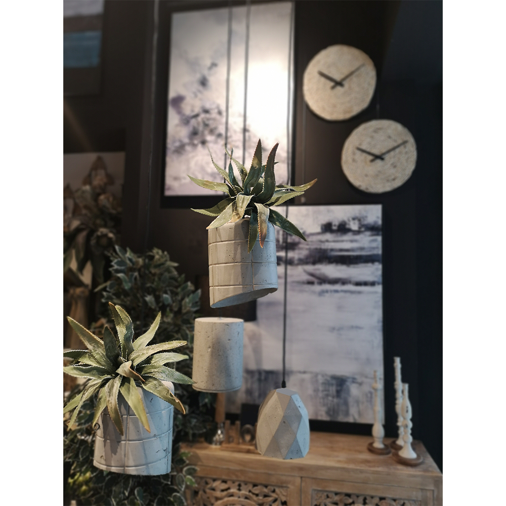 ALBA ΦΩΤΙΣΤΙΚΟ ΟΡΟΦΗΣ 15x15x16 ΤΣΙΜΕΝΤΟ ΓΚΡΙ - Image 3