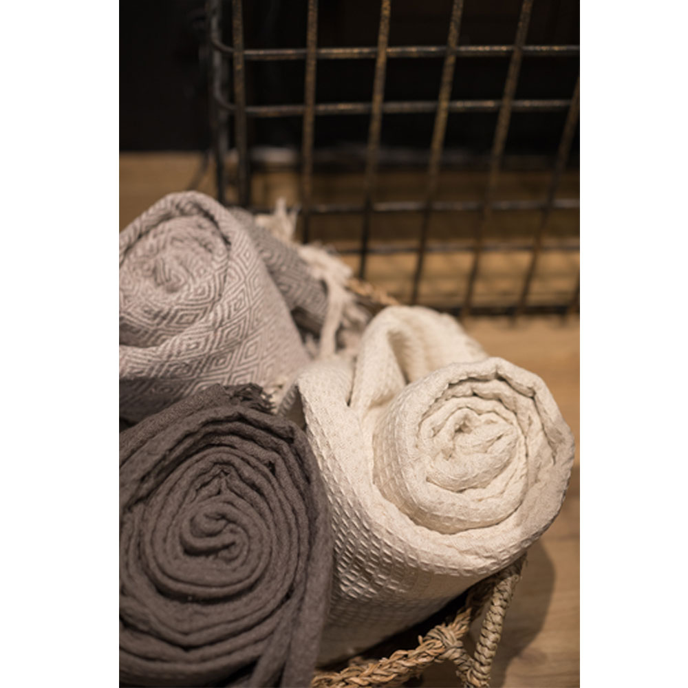 PIQUE ΡΙΧΤΑΡΙ ΔΙΑΚΟΣΜΗΤΙΚΟ 180x240 ΒΑΜΒΑΚΙ MOCHA POLYESTER - Image 2