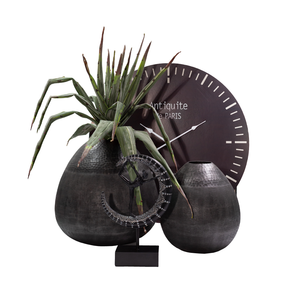 ZEIT ΡΟΛΟΪ ΤΟΙΧΟΥ 60x60x5 MDF ΜΑΥΡΟ - Image 2