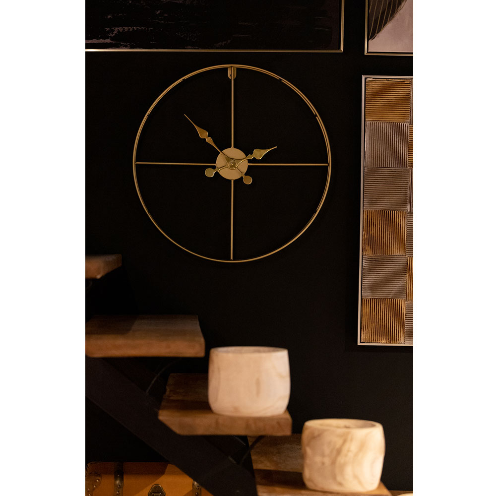 TEMPUS ΡΟΛΟΪ ΤΟΙΧΟΥ 60x60x7 ΜΕΤΑΛΛΟ ΧΡΥΣΟ - Image 2