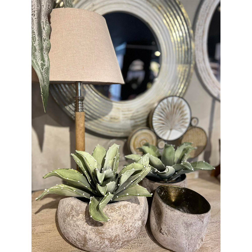 ZEOLITH ΒΑΣΗ ΡΕΣΩ 15x15x13 ΓΥΑΛΙ ΜΕΛΙ ΧΡΥΣΟ - Image 2