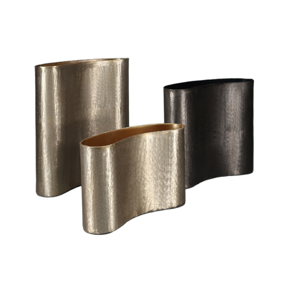 MARGO ΒΑΖΟ 29x10x29 ΑΛΟΥΜΙΝΙΟ SMOKE BLACK - Image 2