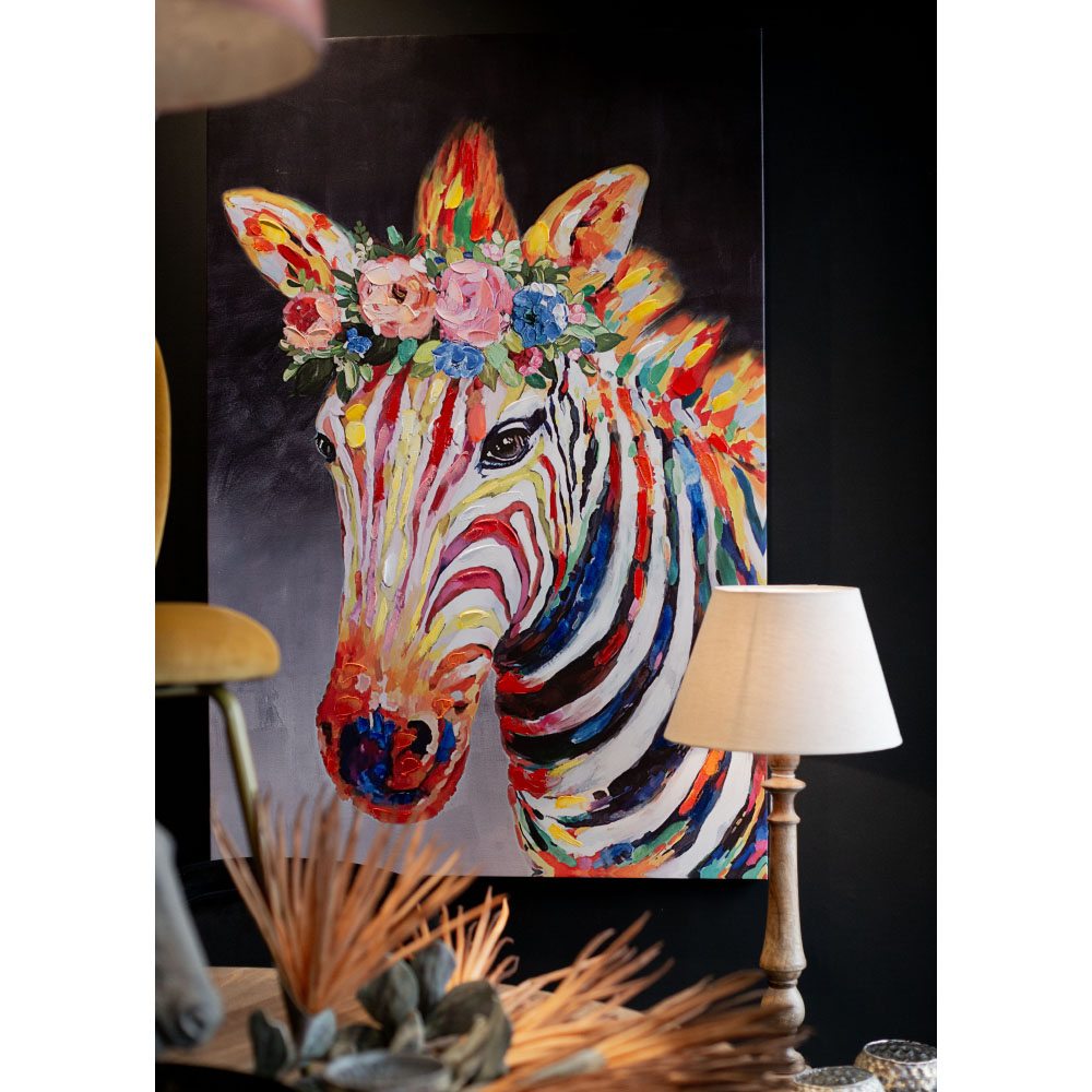 ZEBRA ΠΙΝΑΚΑΣ ΔΙΑΚΟΣΜΗΣΗΣ 80x120x4 ΚΑΜΒΑΣ ΠΟΛΥΧΡΩΜΟ - Image 2