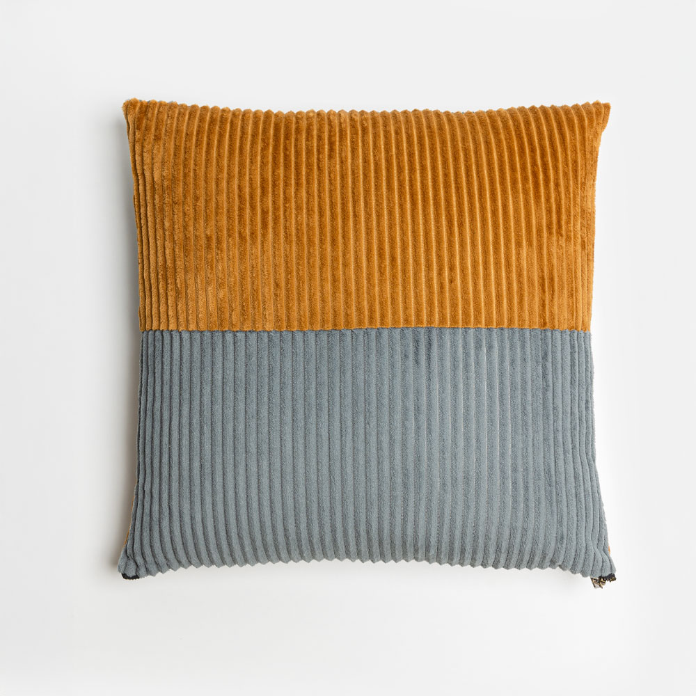 SENS ΔΙΑΚΟΣΜΗΤΙΚΟ ΜΑΞΙΛΑΡΙ 45x45 ΥΦΑΣΜΑ ΜΟΥΣΤΑΡΔΙ ΓΚΡΙ POLYESTER