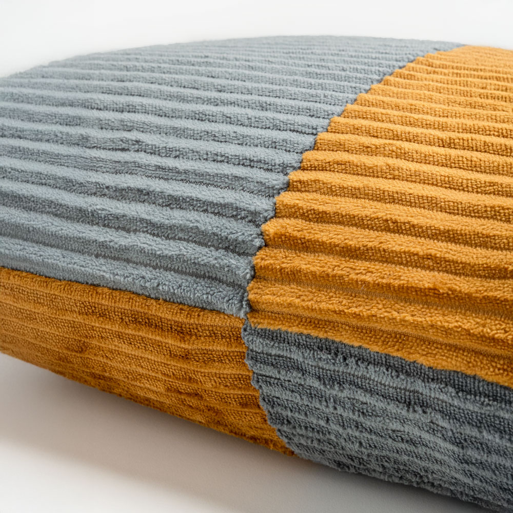 SENS ΔΙΑΚΟΣΜΗΤΙΚΟ ΜΑΞΙΛΑΡΙ 45x45 ΥΦΑΣΜΑ ΜΟΥΣΤΑΡΔΙ ΓΚΡΙ POLYESTER - Image 4