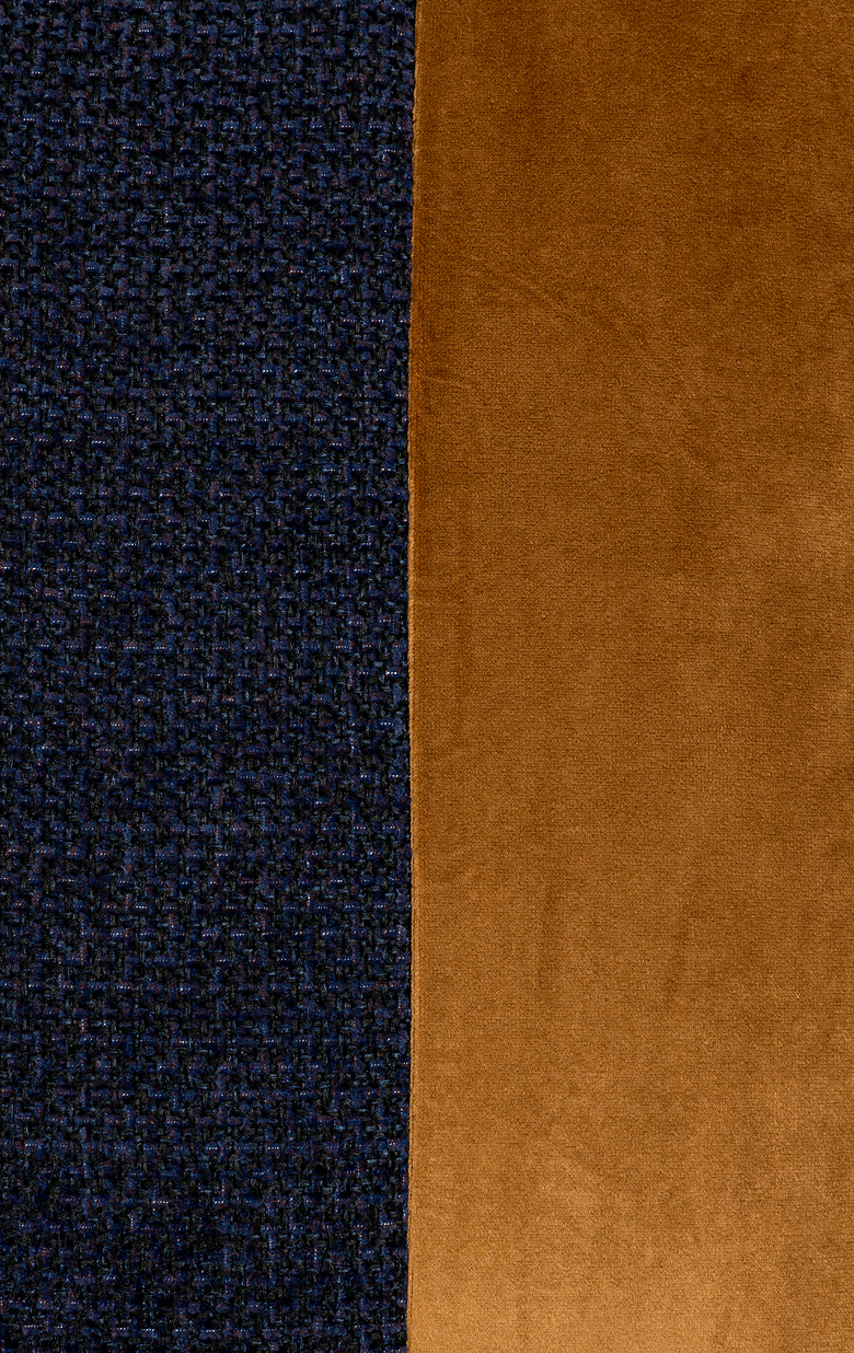 GLAM ΔΙΑΚΟΣΜΗΤΙΚΟ ΜΑΞΙΛΑΡΙ 45x45 ΥΦΑΣΜΑ ΜΠΛΕ ΧΡΥΣΟ POLYESTER - Image 4