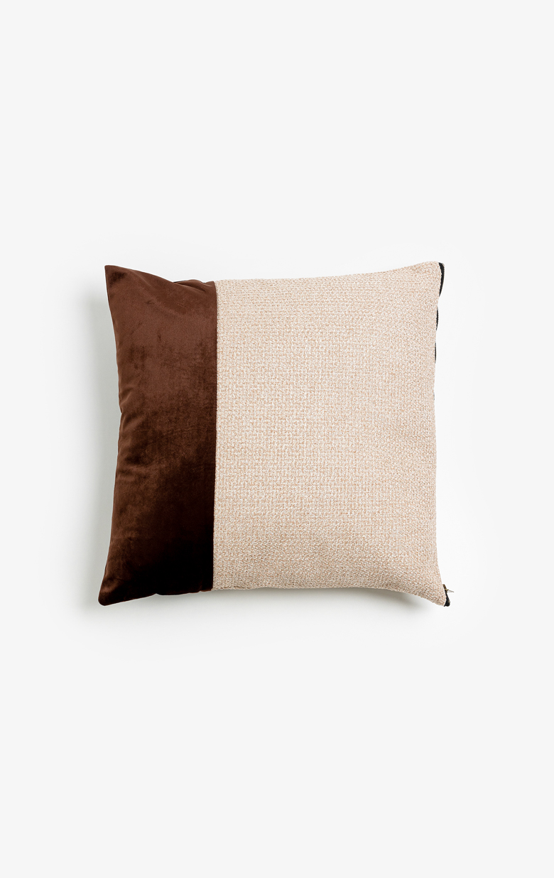 GLAM ΔΙΑΚΟΣΜΗΤΙΚΟ ΜΑΞΙΛΑΡΙ 45x45 ΥΦΑΣΜΑ RUSTY RED ΜΠΕΖ POLYESTER
