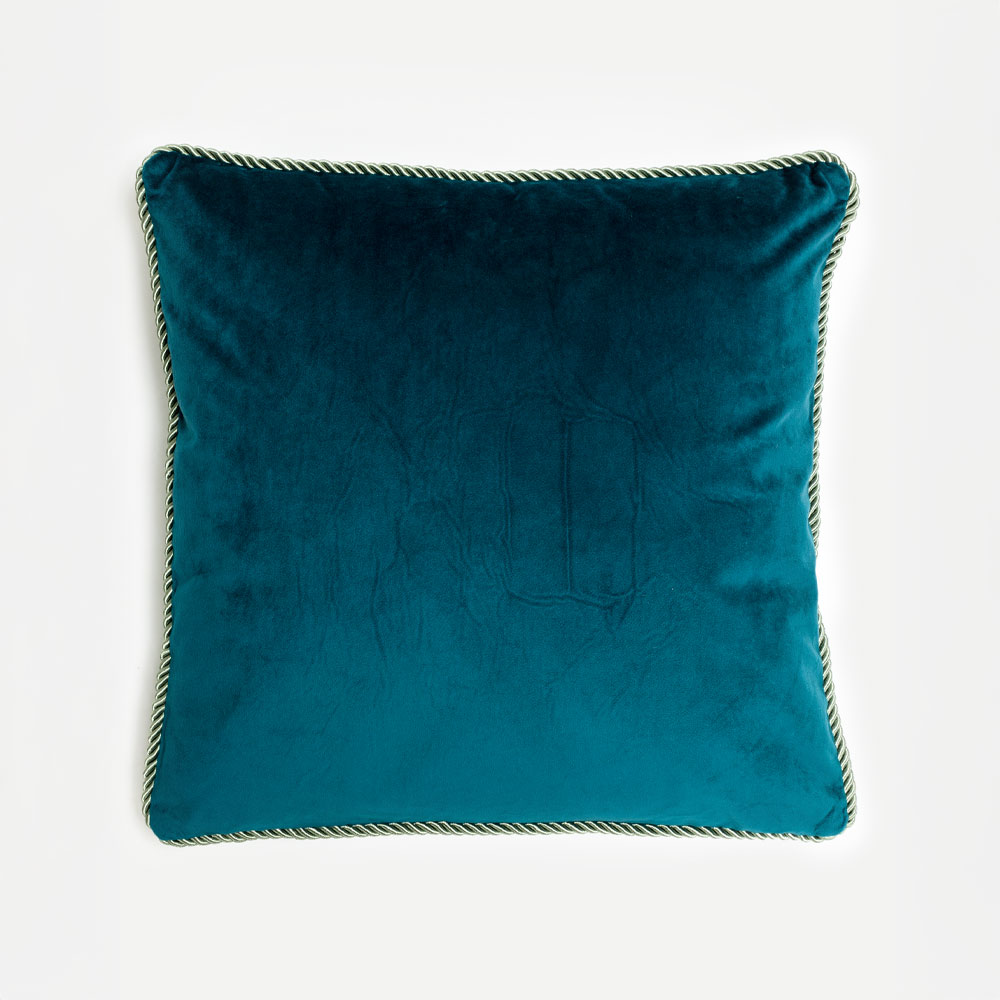 FORET ΔΙΑΚΟΣΜΗΤΙΚΟ ΜΑΞΙΛΑΡΙ 45x45cm ΒΕΛΟΥΔΟ ΜΠΛΕ