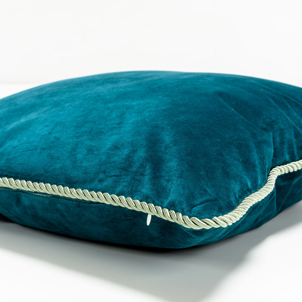 FORET ΔΙΑΚΟΣΜΗΤΙΚΟ ΜΑΞΙΛΑΡΙ 45x45cm ΒΕΛΟΥΔΟ ΜΠΛΕ - Image 2