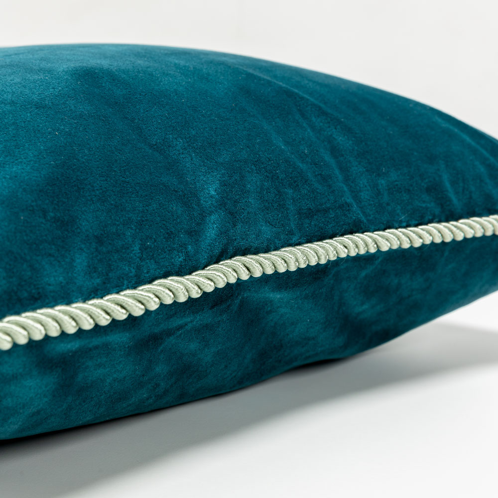 FORET ΔΙΑΚΟΣΜΗΤΙΚΟ ΜΑΞΙΛΑΡΙ 45x45cm ΒΕΛΟΥΔΟ ΜΠΛΕ - Image 3