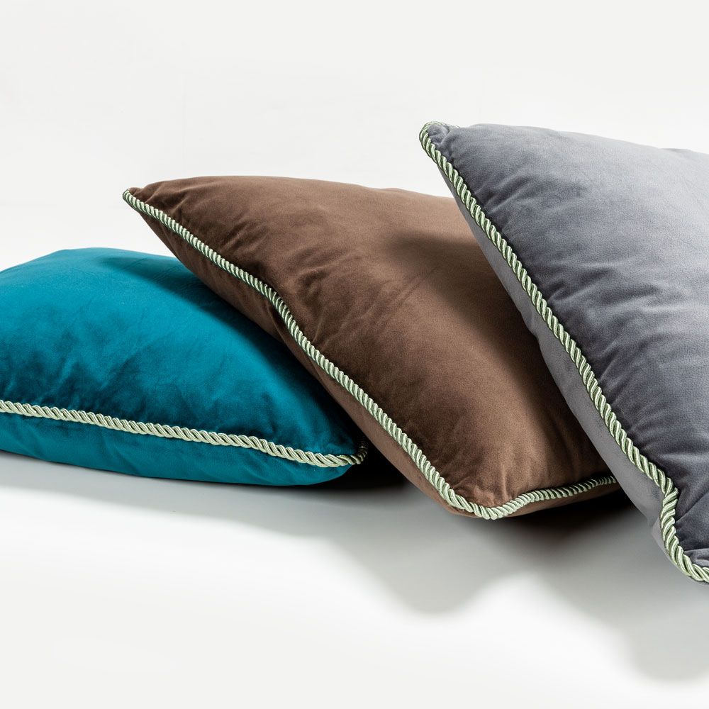 FORET ΔΙΑΚΟΣΜΗΤΙΚΟ ΜΑΞΙΛΑΡΙ 45x45cm ΒΕΛΟΥΔΟ ΜΠΛΕ - Image 4