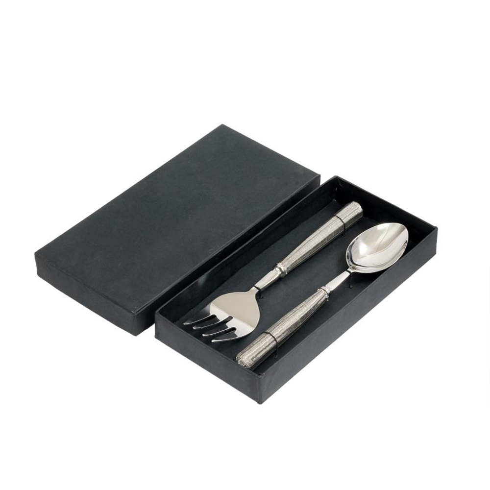 STIL SET ΣΕΡΒΙΡΙΣΜΑΤΟΣ ΣΑΛΑΤΑΣ SET 2ΤΜΧ 29x6x2 ΑΤΣΑΛΙ ΑΣΗΜΙ - Image 2