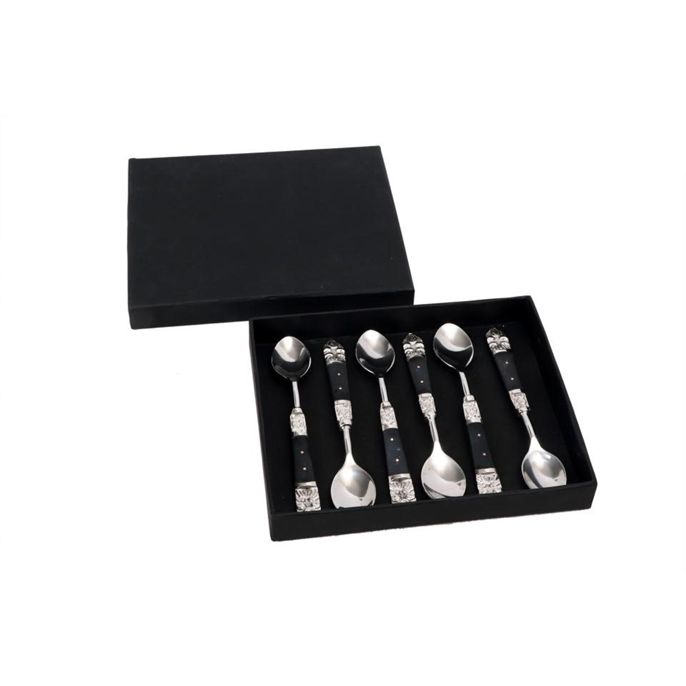 ROYAL ΚΟΥΤΑΛΙ ΓΛΥΚΟΥ SET 6TMX 15x3x1 ΑΤΣΑΛΙ ΜΑΥΡΟ RESIN - Image 2