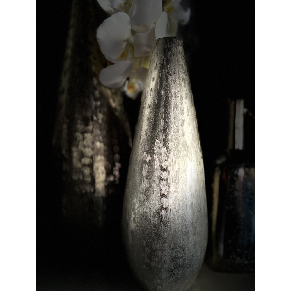 DROP ΒΑΖΟ 13x13x36 ΑΛΟΥΜΙΝΙΟ ΑΣΗΜΙ - Image 2