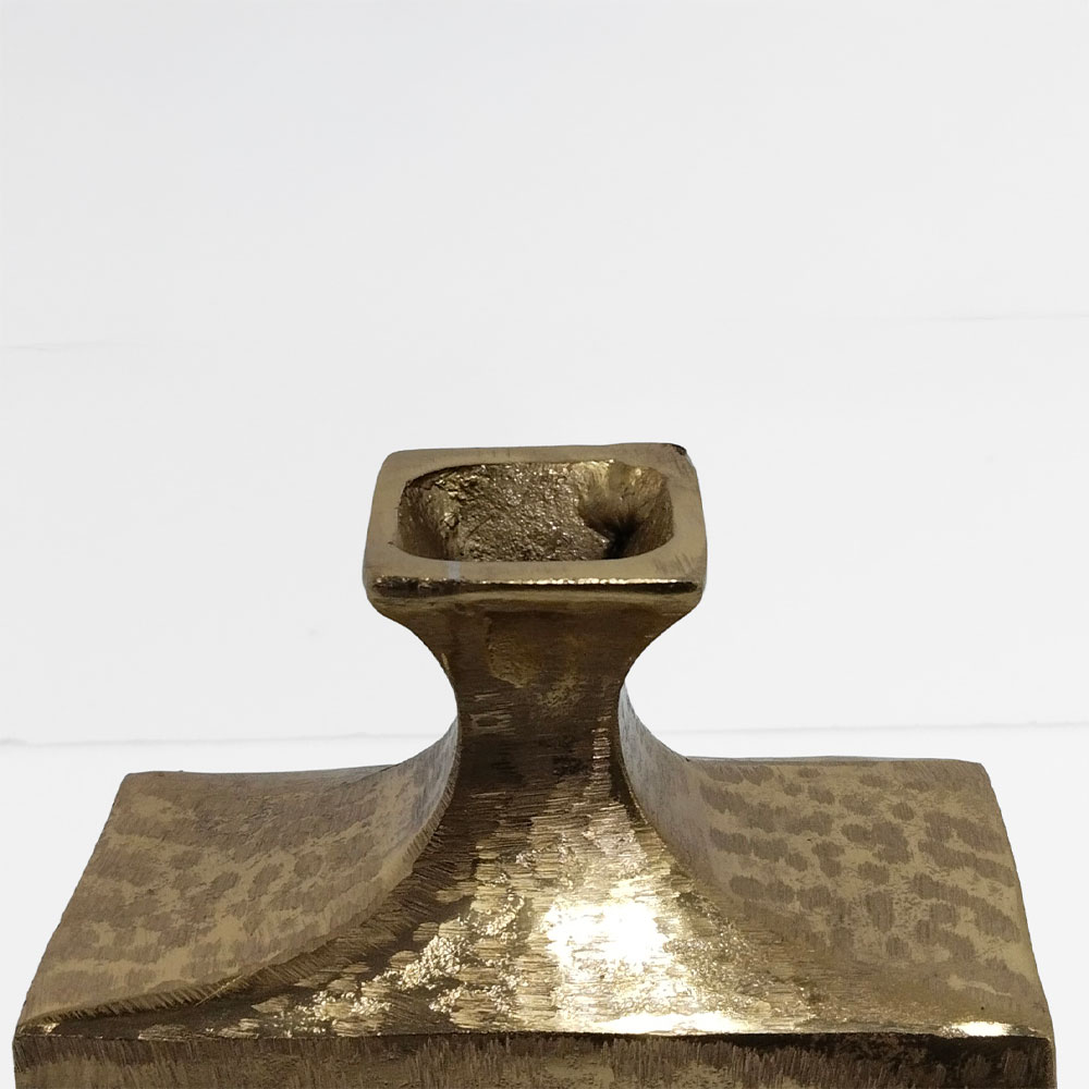 FLASCHE ΒΑΖΟ 19x10x36 ΑΛΟΥΜΙΝΙΟ ΧΡΥΣΟ - Image 2