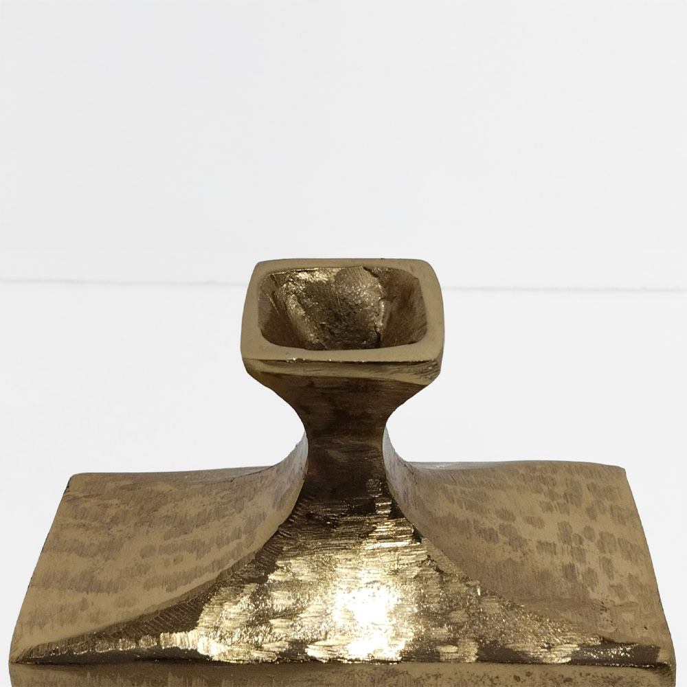 FLASCHE ΒΑΖΟ 18x9x28 ΑΛΟΥΜΙΝΙΟ ΧΡΥΣΟ - Image 2