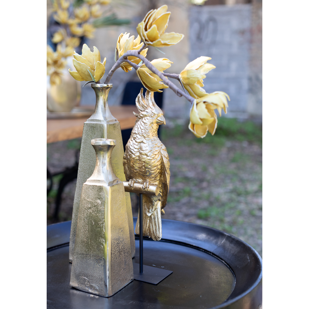 GLORY ΒΑΖΟ 10x10x30 ΑΛΟΥΜΙΝΙΟ ΧΡΥΣΟ - Image 2