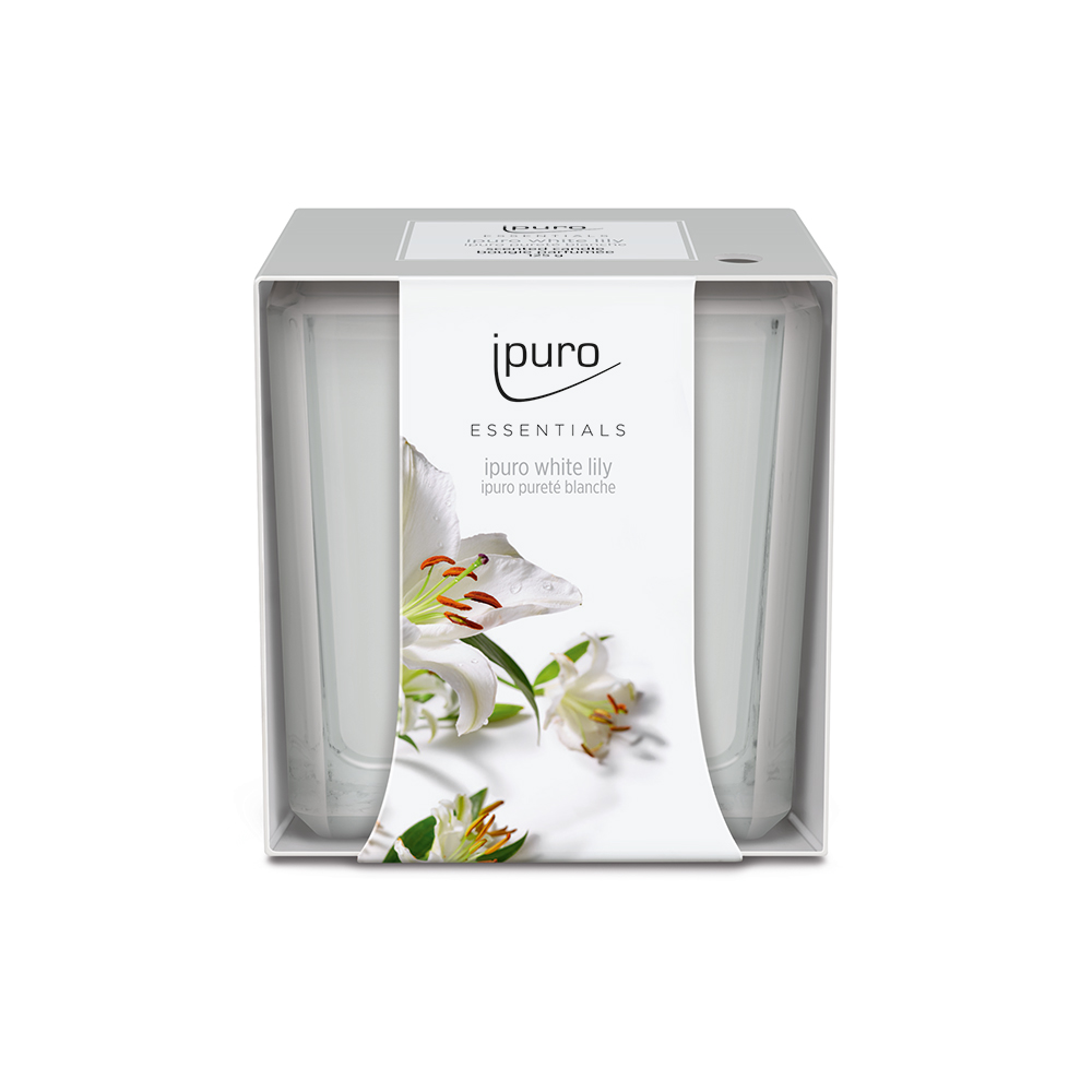 IPURO ESSENTIALS WHITE LILY ΑΡΩΜΑΤΙΚΟ ΚΕΡΙ 125gr 7x7x7