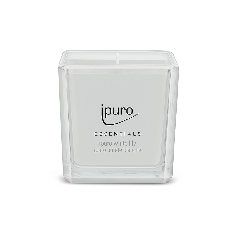 IPURO ESSENTIALS WHITE LILY ΑΡΩΜΑΤΙΚΟ ΚΕΡΙ 125gr 7x7x7 - Image 2