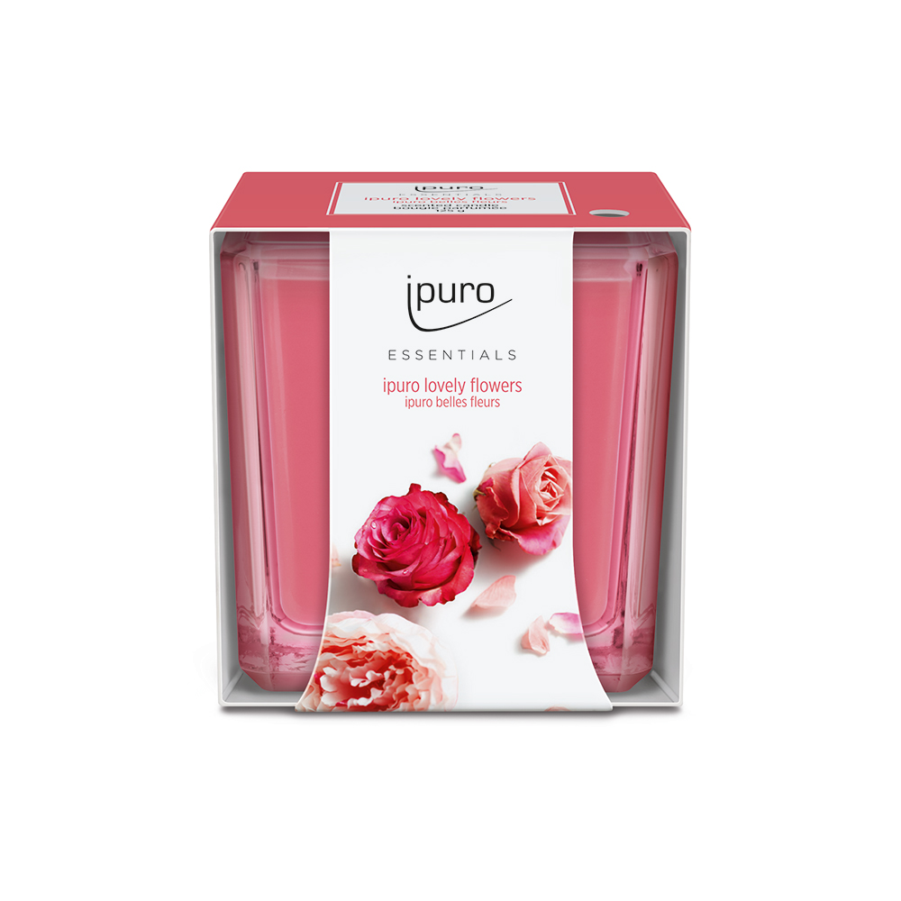 IPURO ESSENTIALS LOVELY FLOWERS ΑΡΩΜΑΤΙΚΟ ΚΕΡΙ 125gr 7x7x7