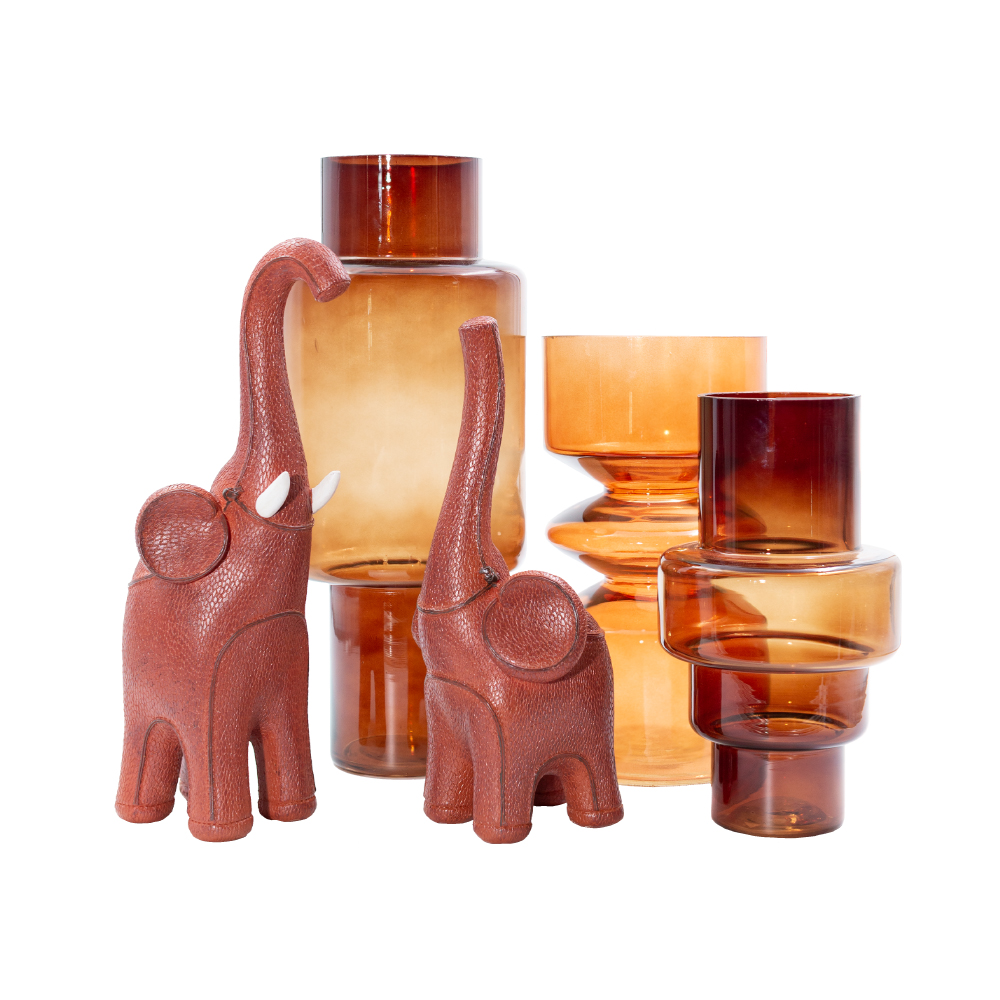 CULTURE ΒΑΖΟ 13x13x23 ΓΥΑΛΙ ΚΑΦΕ - Image 2