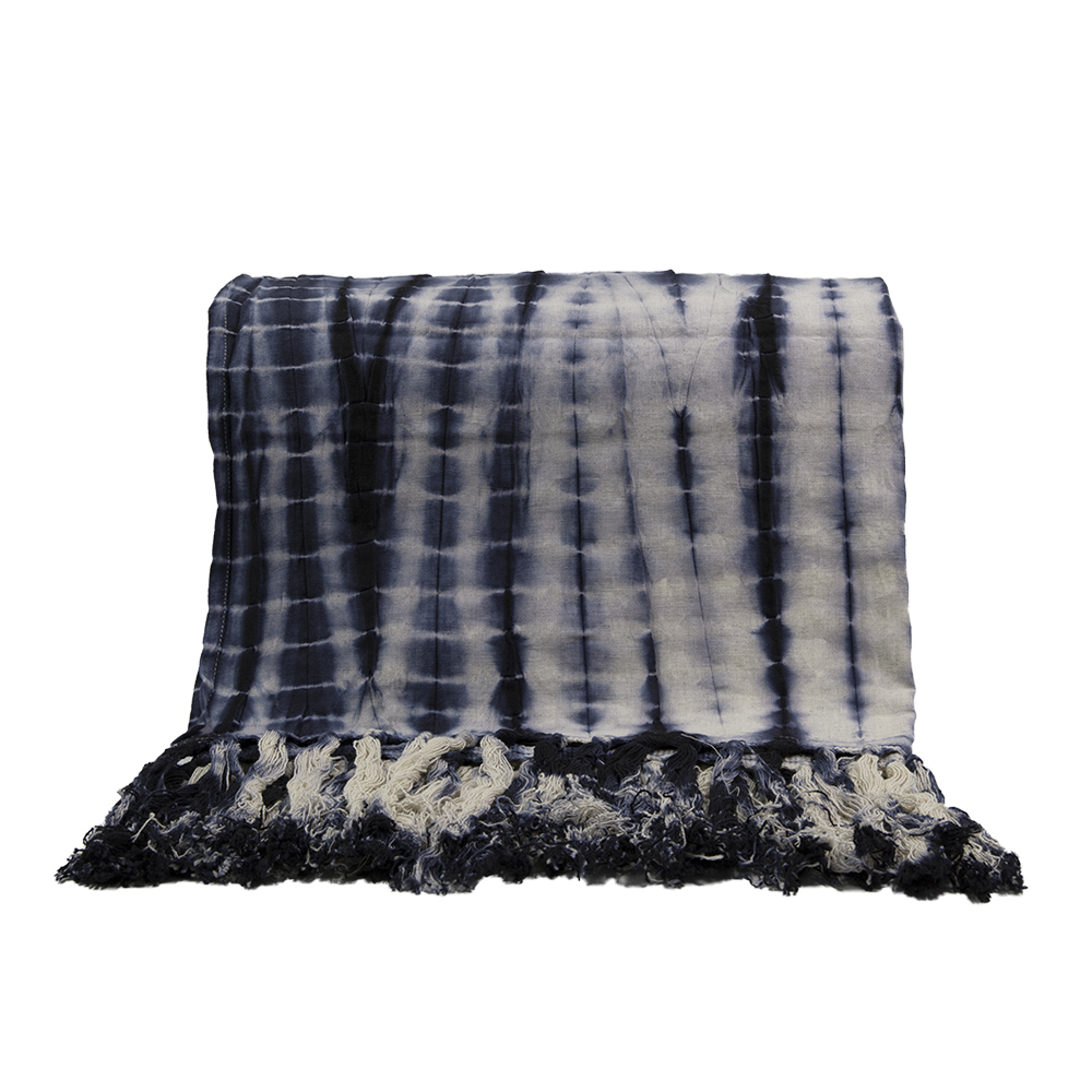 AGADIR ΡΙΧΤΑΡΙ ΔΙΑΚΟΣΜΗΤΙΚΟ 150x230 ΒΑΜΒΑΚΙ ΜΠΛΕ ΛΕΥΚΟ - Image 2