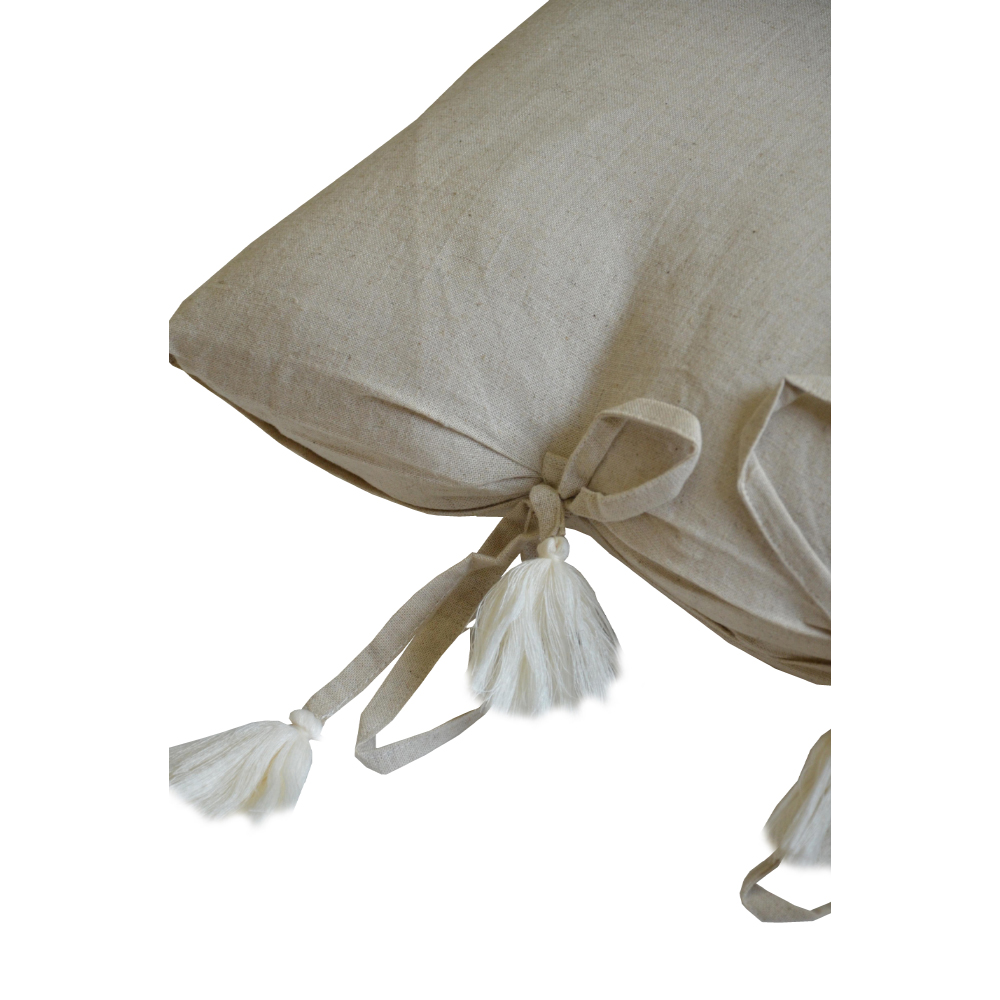 AMMOS 1 ΔΙΑΚΟΣΜΗΤΙΚΟ ΜΑΞΙΛΑΡΙ 45x45cm ΒΑΜΒΑΚΙ ΜΠΕΖ - Image 2