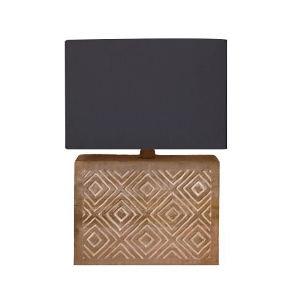 OLIVA NATURAL/DIONE ΦΩΤΙΣΤΙΚΟ ΕΠΙΤΡΑΠΕΖΙΟ 28x10x42 ΞΥΛΟ ΚΑΦΕ ΥΦΑΣΜΑ ΜΑΥΡΟ