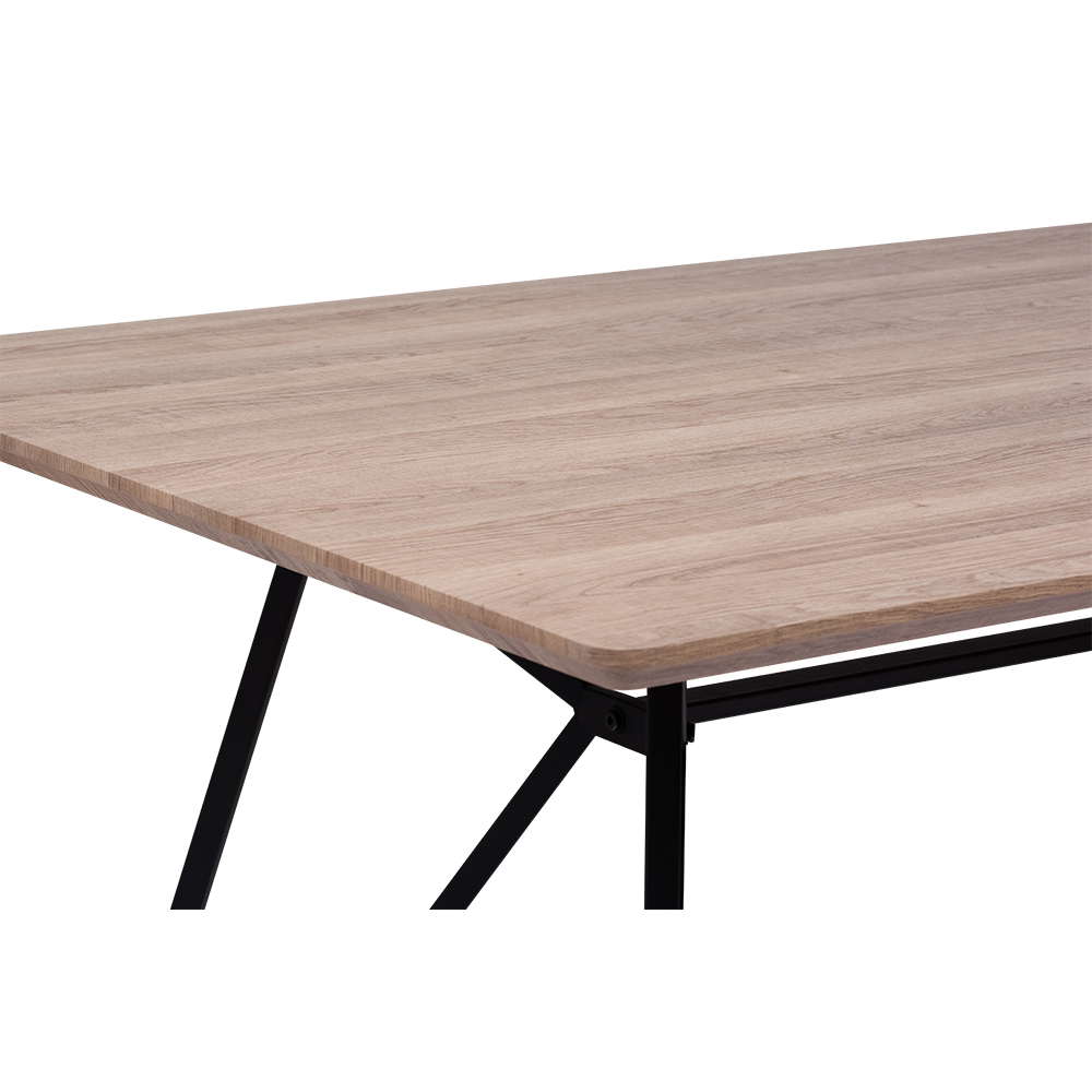 BOGARD ΤΡΑΠΕΖΙ OAK ΑΝΟΙΧΤΟ 160x90x76 - Image 3