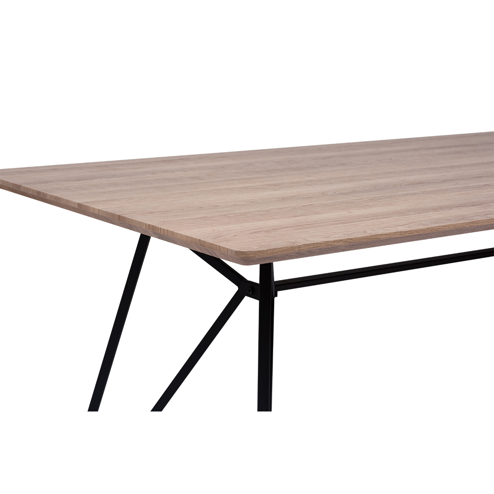 BOGARD ΤΡΑΠΕΖΙ OAK ΑΝΟΙΧΤΟ 160x90x76 - Image 4